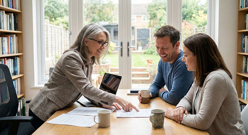 Female financial advisor