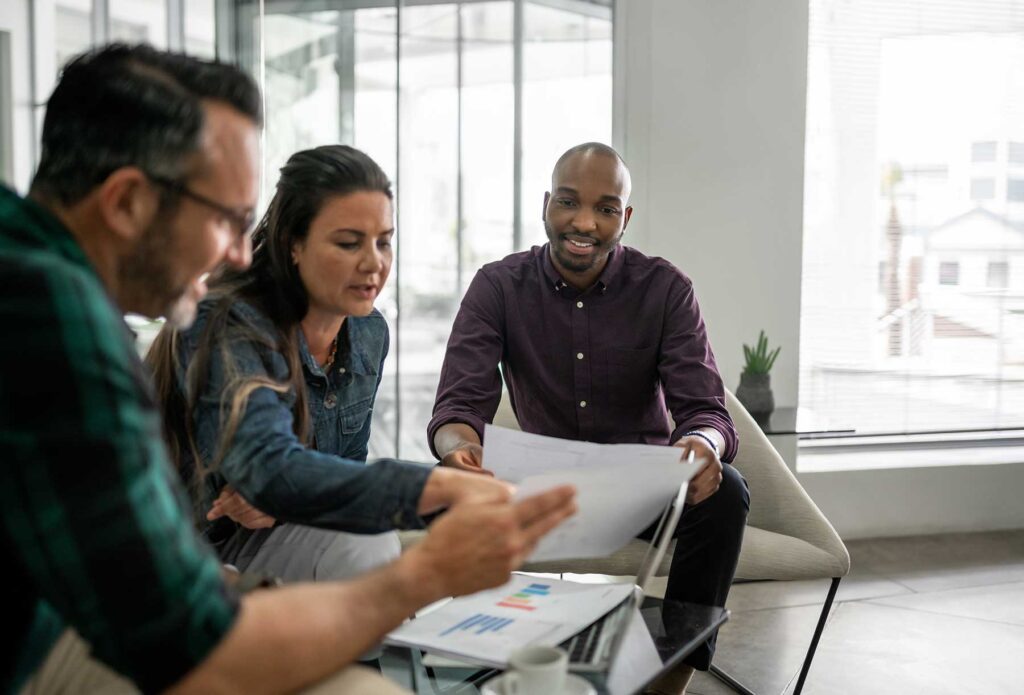 Financial Planners Discussing Options