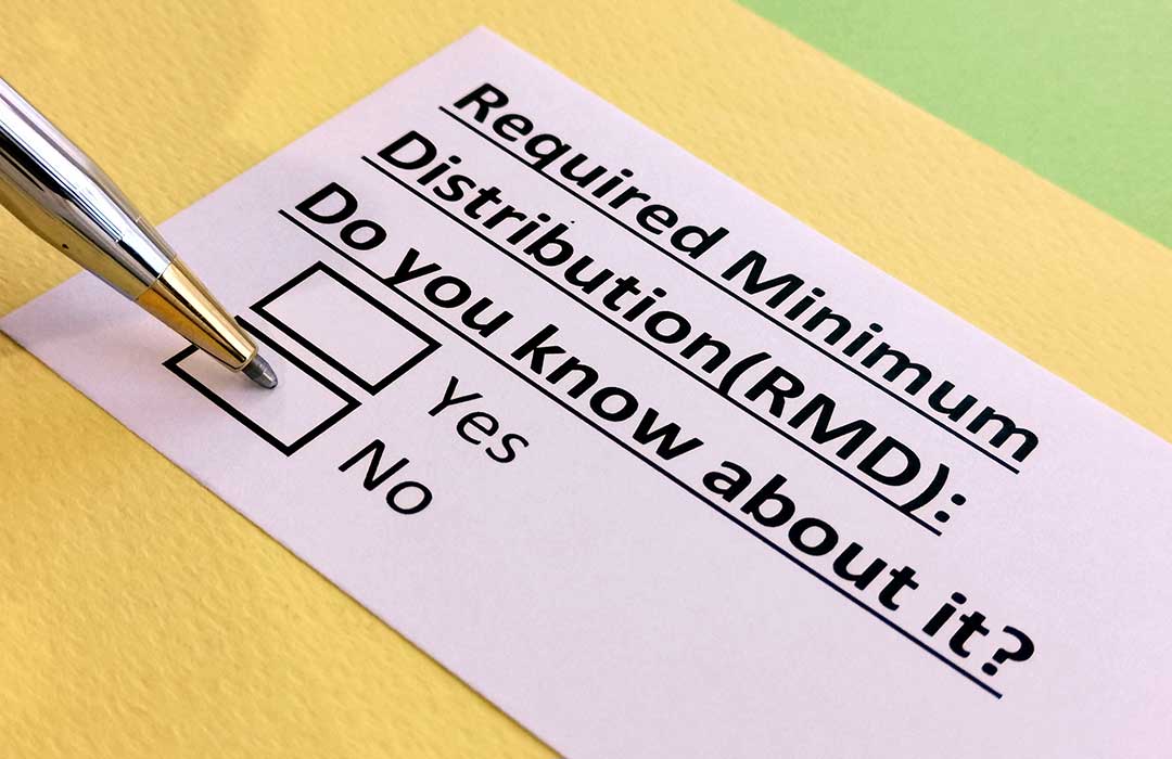 Checkboxes for Required Minimum Distribution