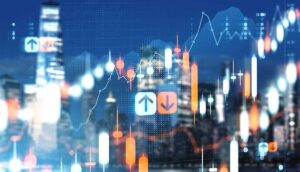 Image depicting volatile markets