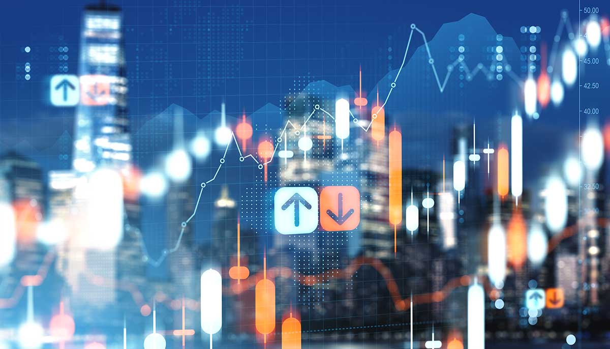 Image depicting volatile markets